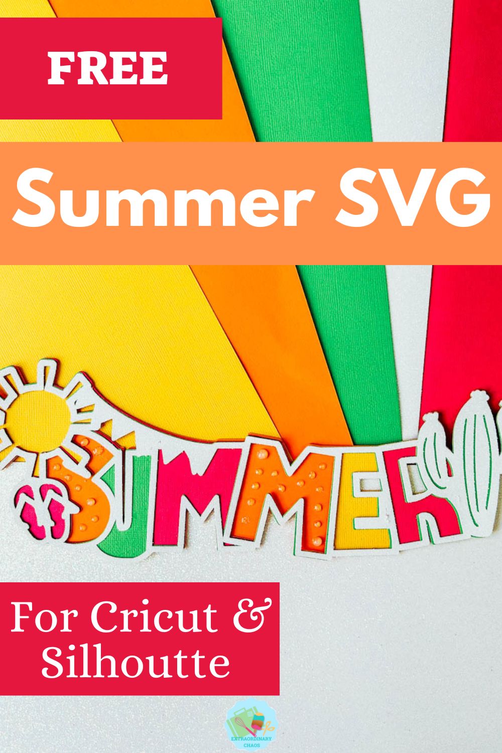 Free Summer SVG for Cricut and Silhouette