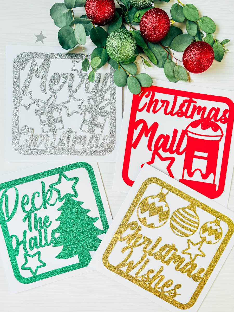 Free Christmas Card SVG Files