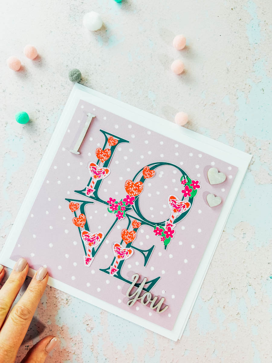 Free Printable Floral Heart Alphabet for Cricut and Silhouette