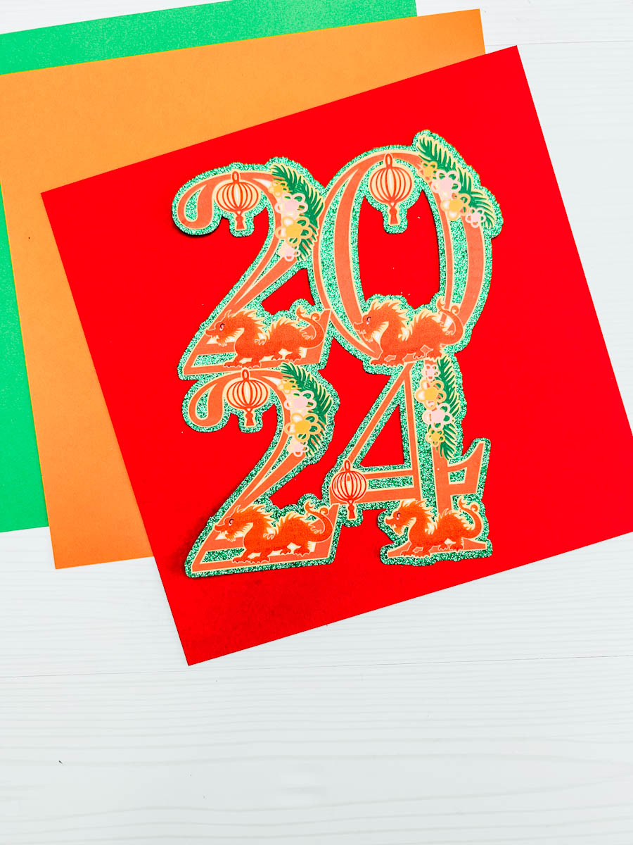 Free Year of the dragon Chinese New Year Printable Alphabet letters and Numbers