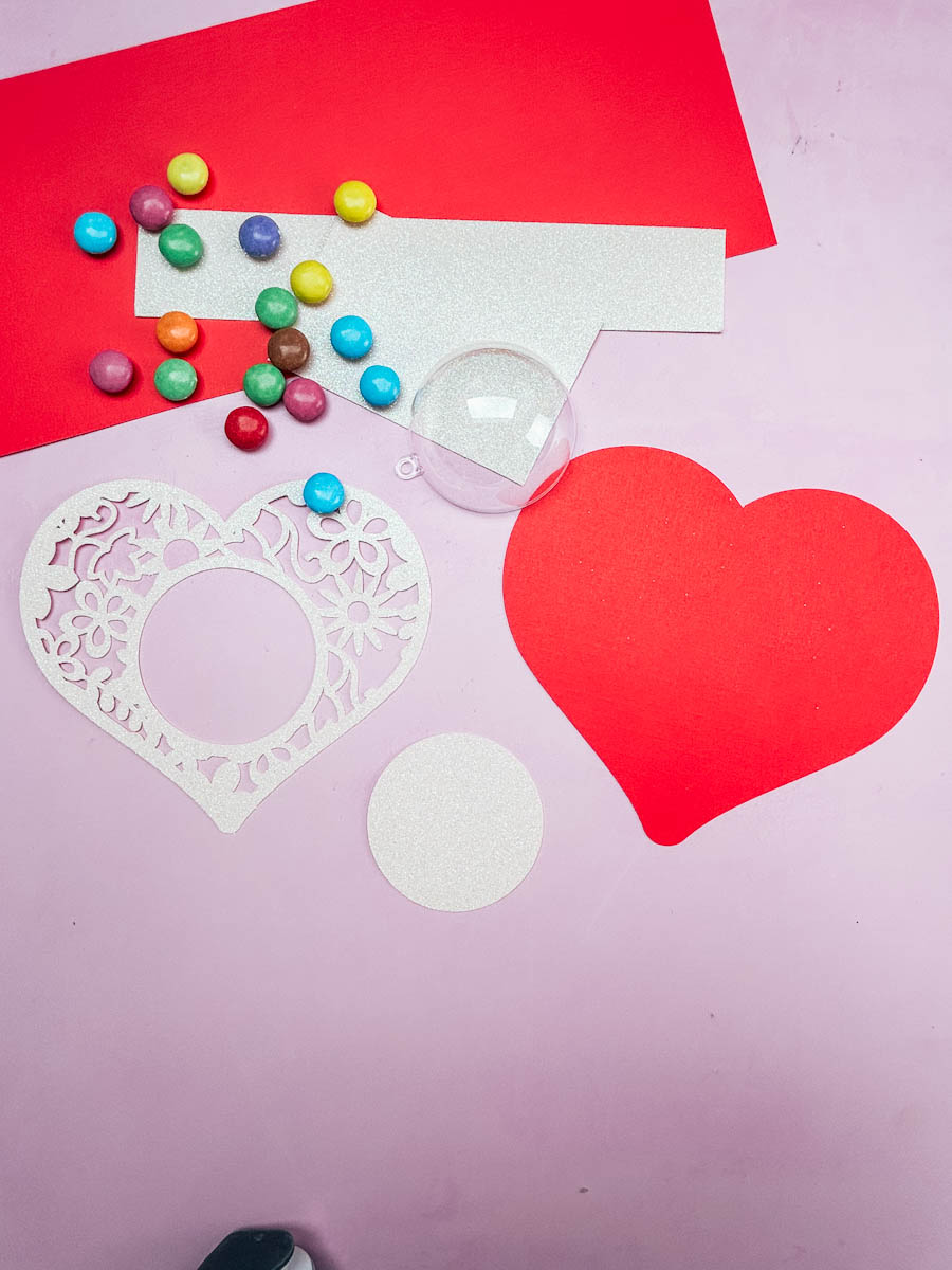 You will need to create this layered candy heart