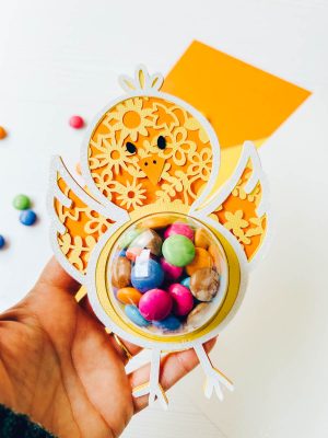 Layered Candy Easter Chick SVG