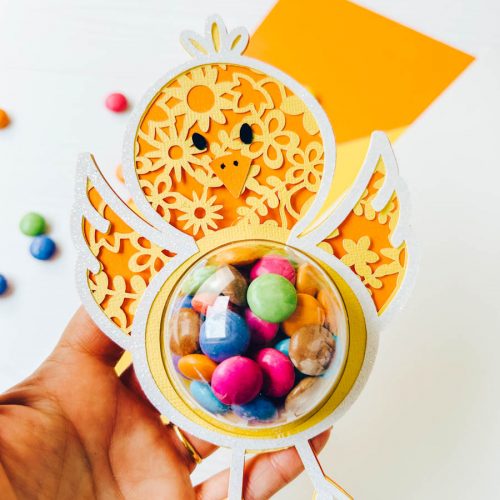 Layered Candy Easter Chick SVG