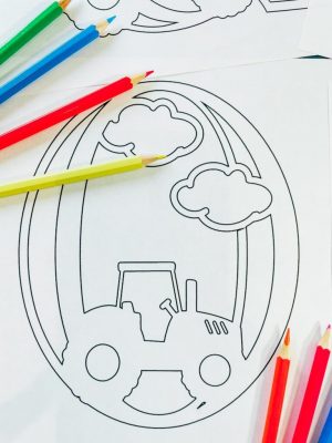 Free Printable Alphabet Tractor Colouring Letters And Number Pages